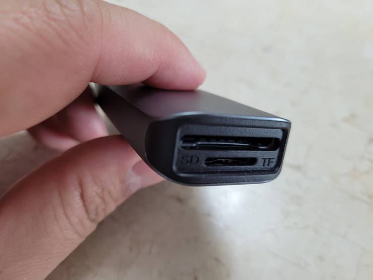 C타입 USB 허브 메모리카드 포트