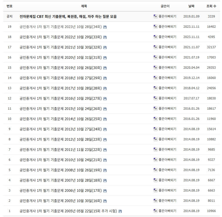 전자문제집 CBT
